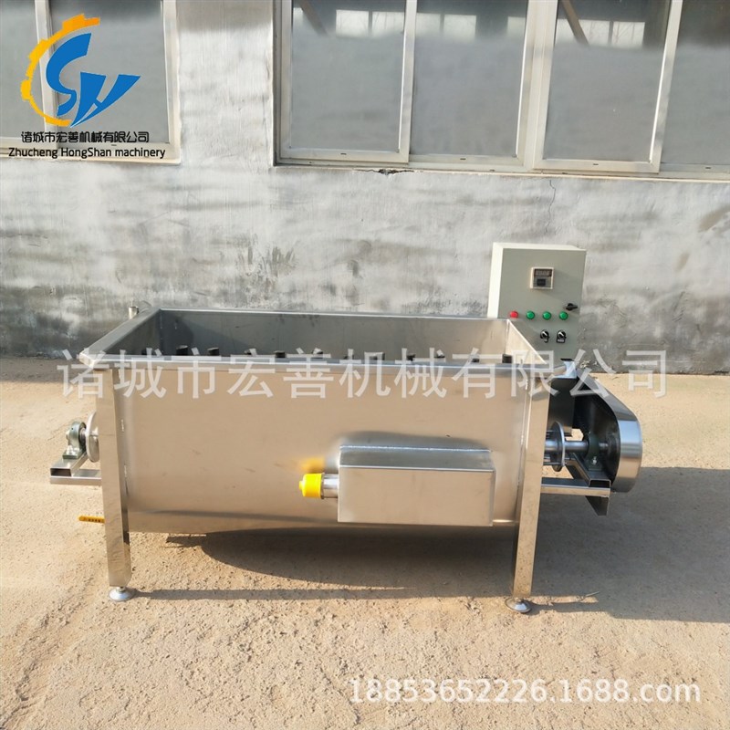 120型家禽烫脱一体烫毛机 小型商用杀鸡杀羊脱Q毛机 不锈钢脱毛机