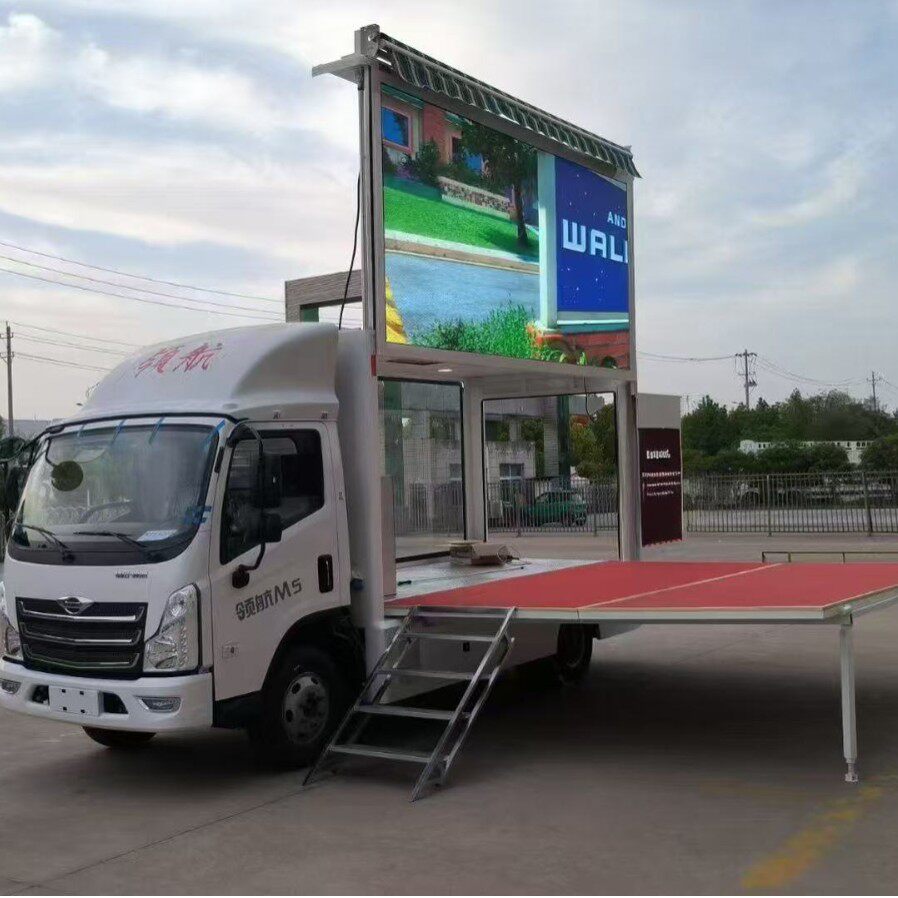 LED舞台车 大篷车巡展国六排放景川供移动广告车快闪店宣传车