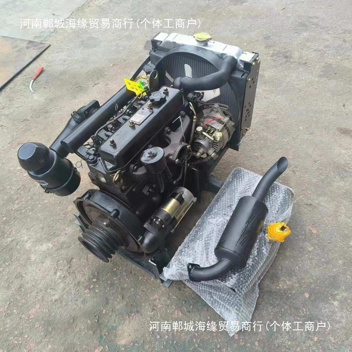 全柴480莱动380常柴485锡柴云内490改装小四轮三缸柴油发动机总成