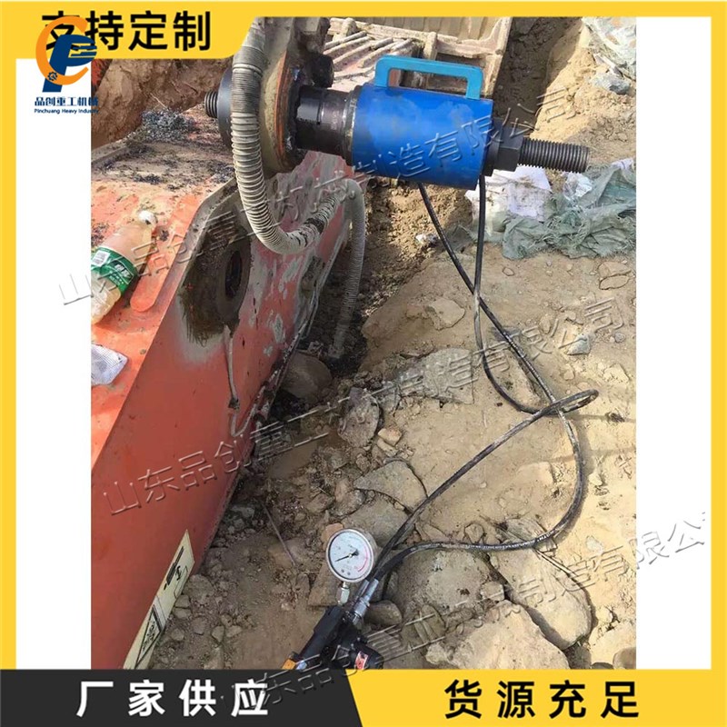 小型便携式压套机 履带电动缸套压装工具 工程机T械液压轴套压装