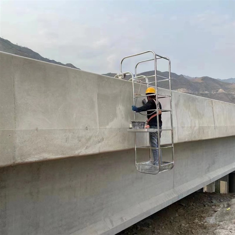 边梁负弯矩张拉挂笼桥梁防撞墙施工检修挂笼Q湿接缝吊篮张拉中笼