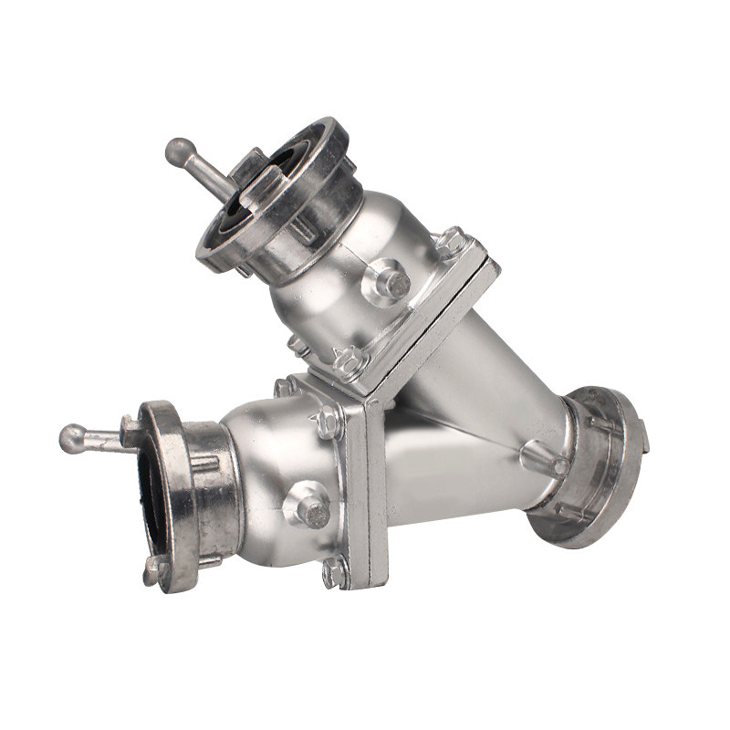 东消FII65/652二分水器消防二分水器内扣式一进二出消火栓接头