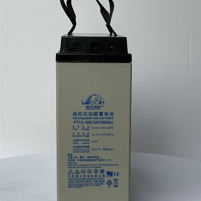 理士狭长型FT12-100铅酸免维护蓄电池12V100AH150AH200AH机柜基站