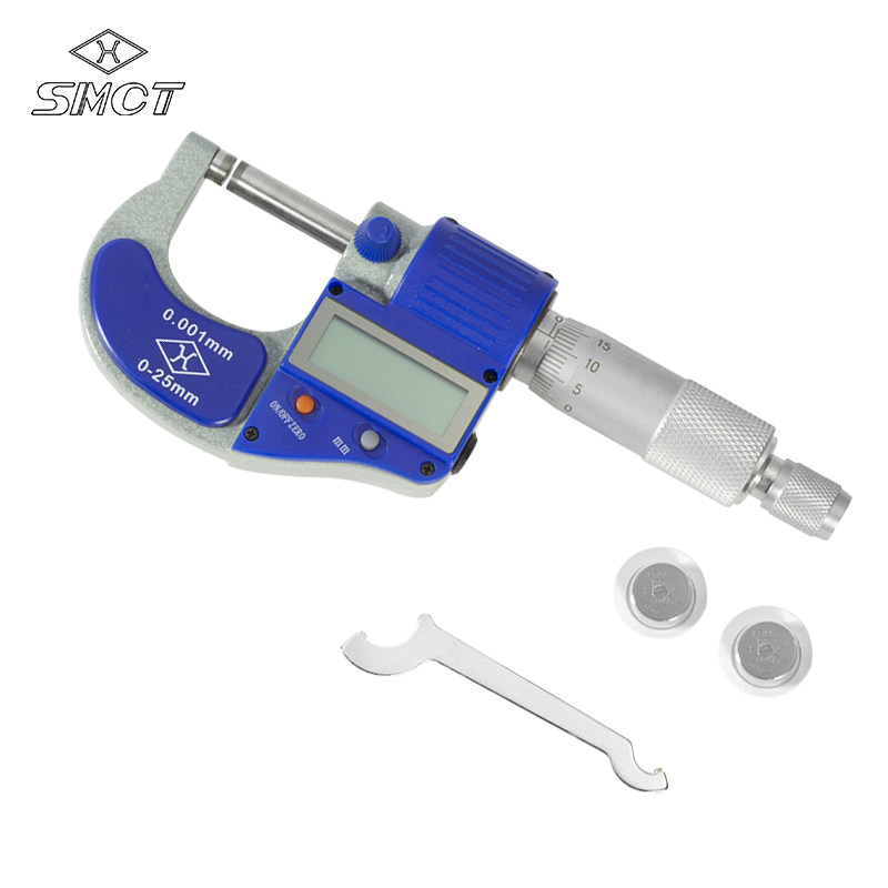上量 数显外径千分尺0-25mm精度0.001电子螺旋测微器高精度仪包邮