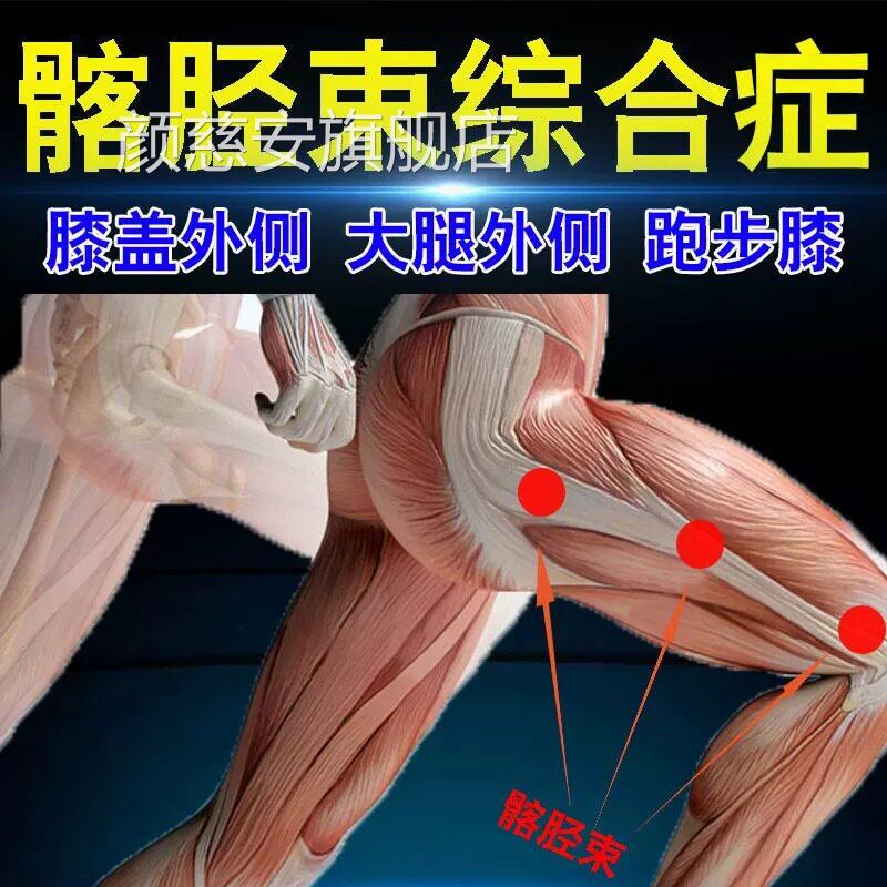 髂胫束综合症大腿外侧膝盖不适贴下蹲困难腿专用膏舒筋活络正品颜