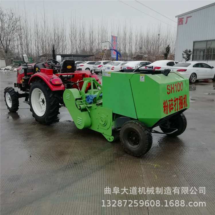 收获型秸秆打捆机 收割秸秆捆草机 圆包圆捆打捆机
