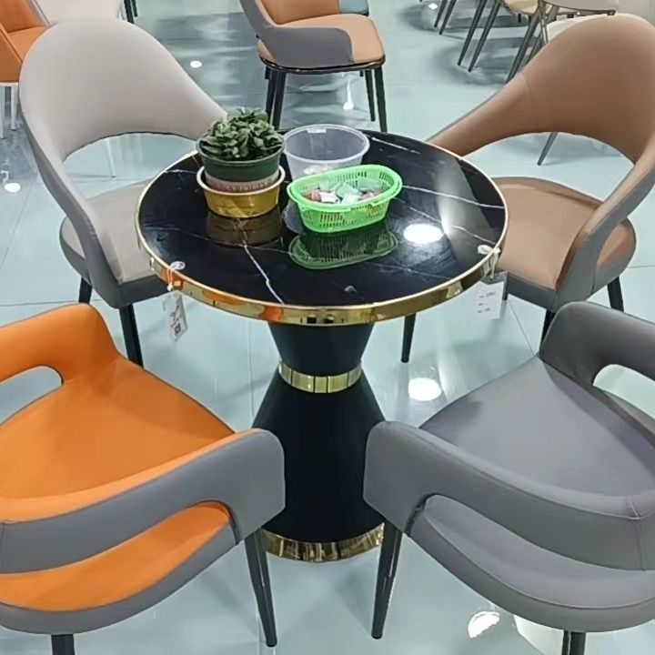 餐椅椅子意式家用餐桌椅接待洽谈休闲椅酒店民宿包房餐厅吃饭椅子