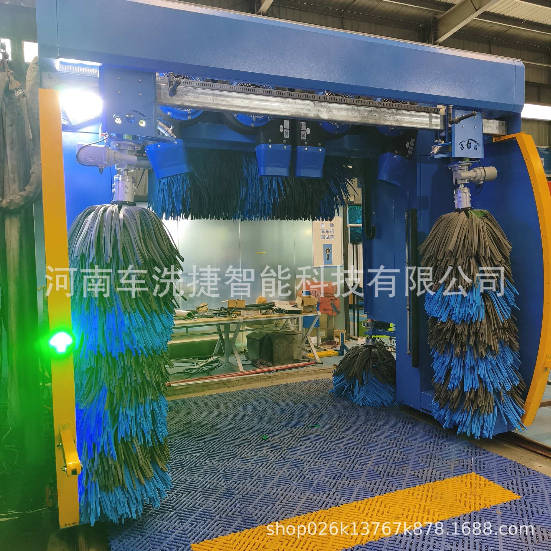 车洗捷全自动洗车机 柔性毛刷防刮伤 易安装操作 24 小时持续运