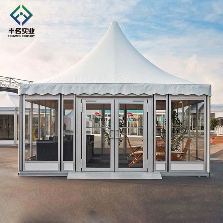 户外临时搭建尖顶亭白色欧式广告展览婚礼帐篷 广场活动摊位帐篷