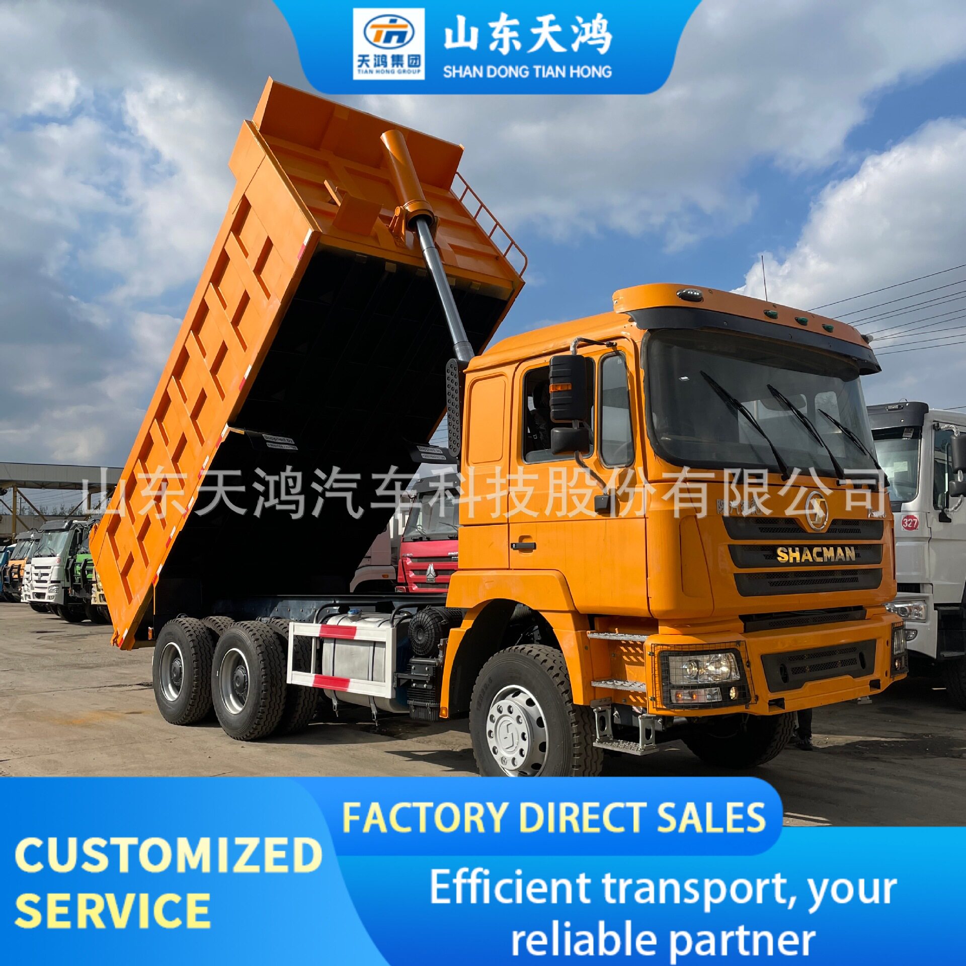 非洲豪沃陕汽重型自卸卡车