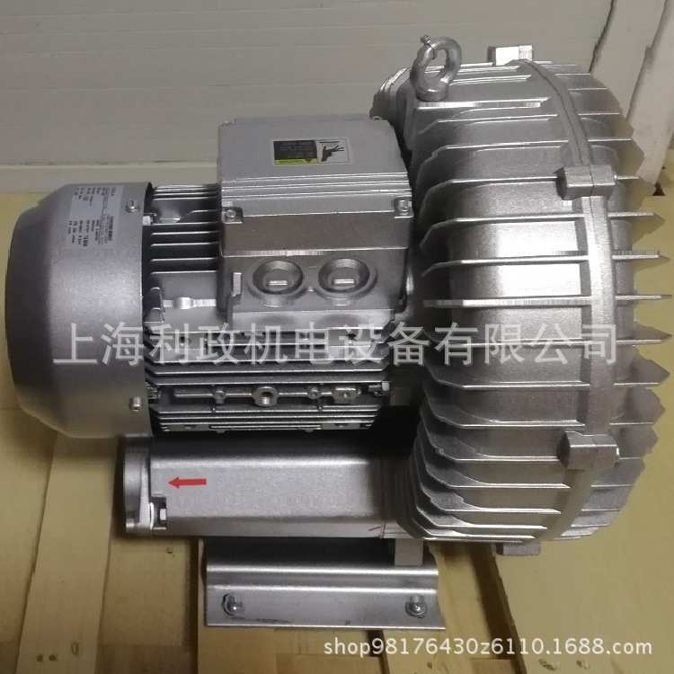 环形高压鼓风机 2HB510-AH26-1.6KW上料漩涡式吸气泵 气环真空泵