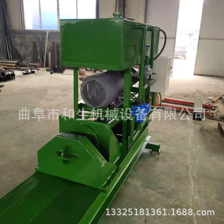 半自动大型卧式液压多瓣劈木机大吨位电动高压树根树疙瘩劈木机