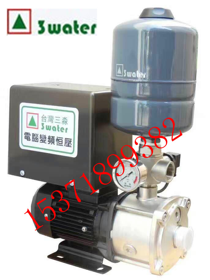 台湾三淼水泵 SMI5-4T背负式家用变频恒压泵增压泵加压泵自动水泵