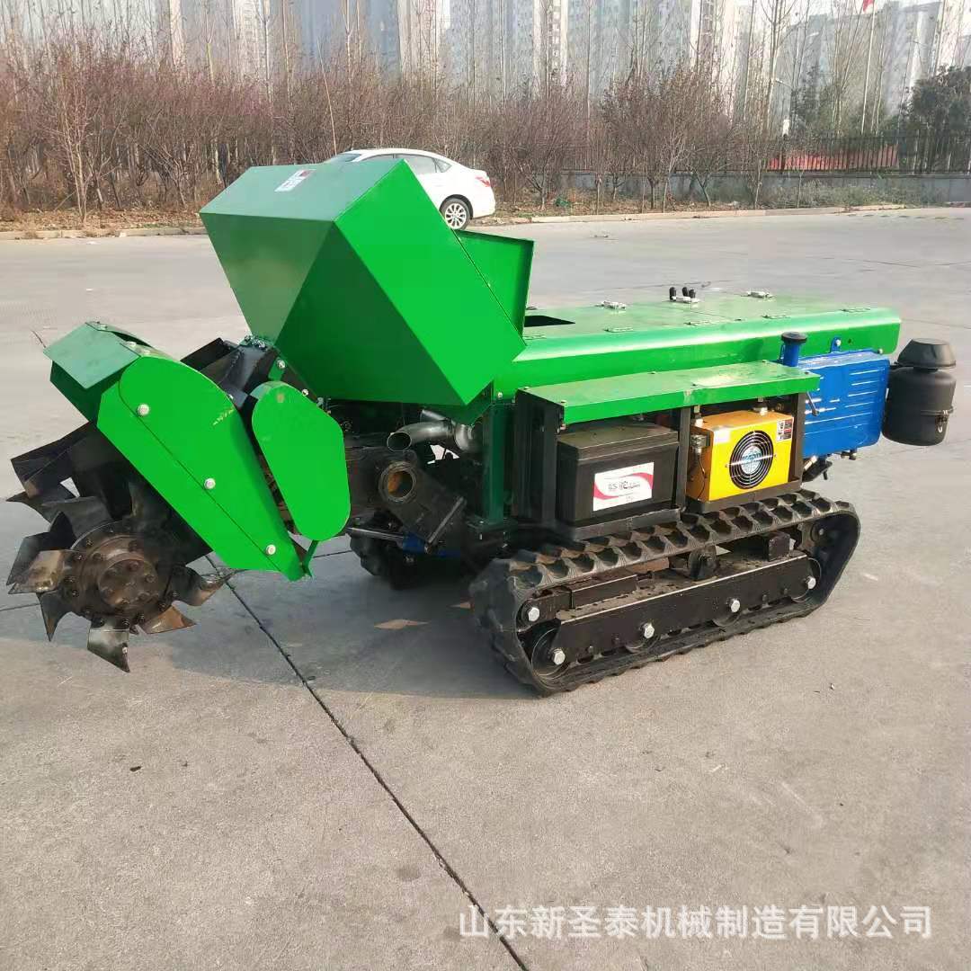 果园开沟施肥机现货供应多缸座驾式开沟施肥机葡萄地旋耕机
