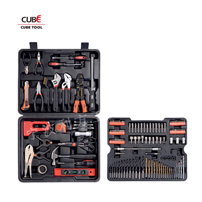 550件套手动组套工具钻头z批头手锯综合家用维修组合工具