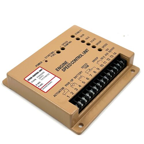 云四达FSK628D转速控制器发电机组电子调速板电调自动油门模块