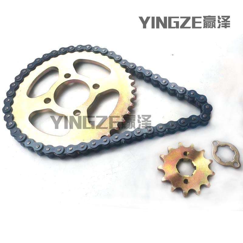 改装四轮摩托车卡丁车配件530/40齿后链轮13齿小飞齿轮链条