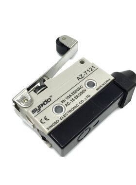 正品银触点行程限位微动开关CZ TZ AZ-7121 长柄滚轮触碰轮子开关