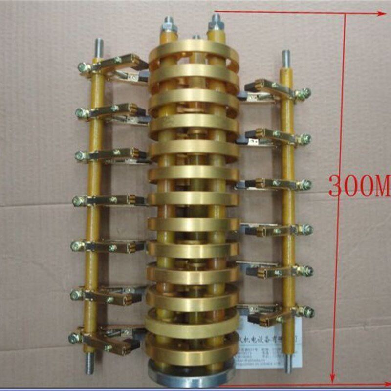 13路-20A 导电滑环集电环 电刷架总成 25X80X300MM