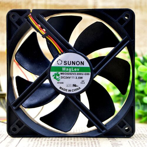 SUNON建准MEC0252V2-000U-G99 12CM 24V 3.5W 12025变频散热风扇