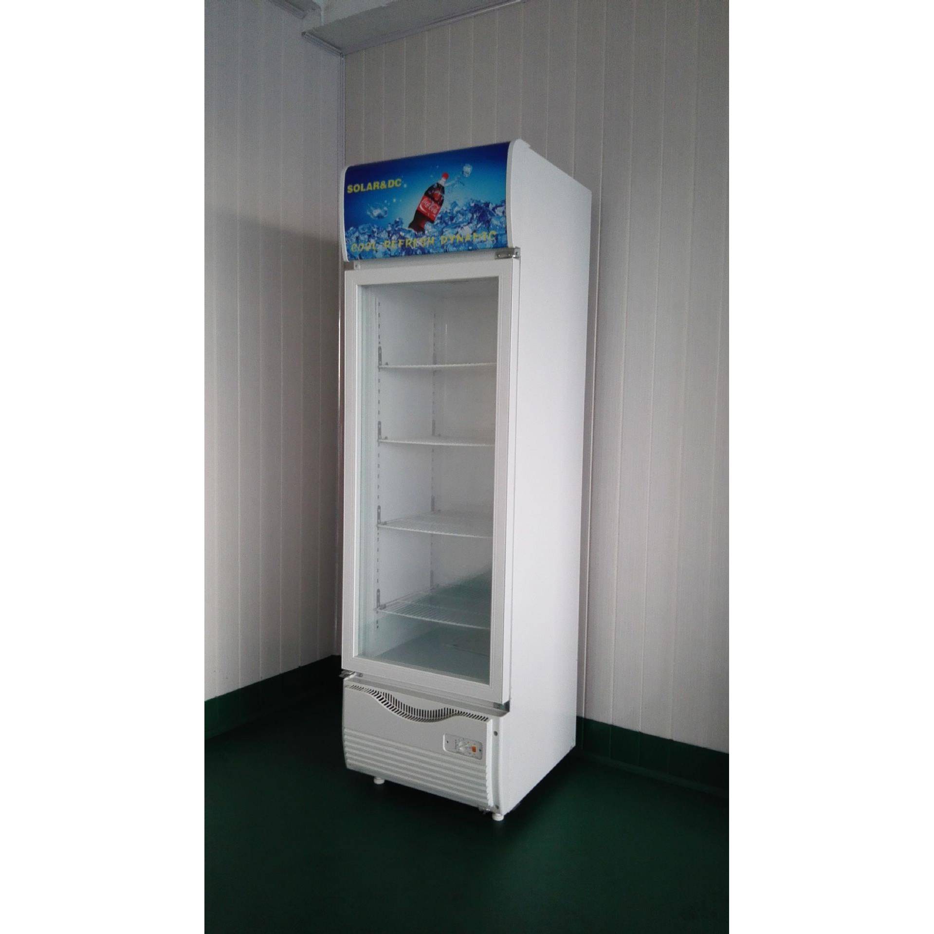 美利乐196升太阳能展示柜冰箱车载冰柜LSC-196家用商用