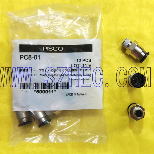 现货 日本 PISCO 直通管接头  PC系列 PC8-01 PC8-02 PC8-03 正品