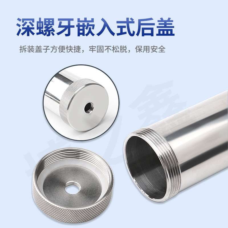 不锈钢点胶针筒美式金属耐磨耐酸碱针筒3cc5cc30cc不锈钢针筒推杆