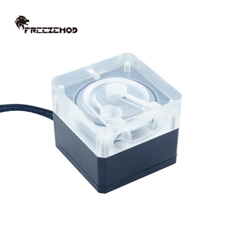 FREEZEMOD电脑水冷水泵磁悬浮超静音PMW调速PU-FXDDC18W双路进出