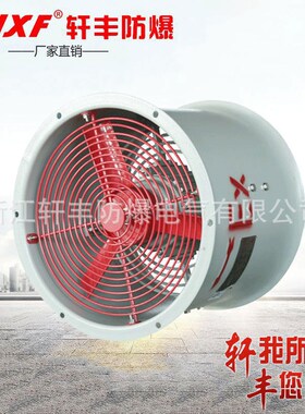 CBF-300 380V百v叶防爆轴流风机铝合金低噪音防爆通风机