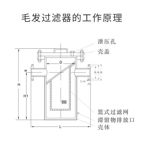 源厂供应不锈g钢毛发收集器快开提篮型泳池毛发收集水清洁过滤器