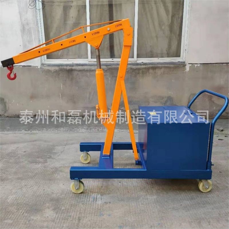 直销FPD-2T液压小吊车 FPD配重式液压小吊车U 手动旋转吊车