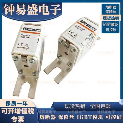 Mersen美尔森熔断器DN00UD10C63V X1065863 63A 1000V W1065862