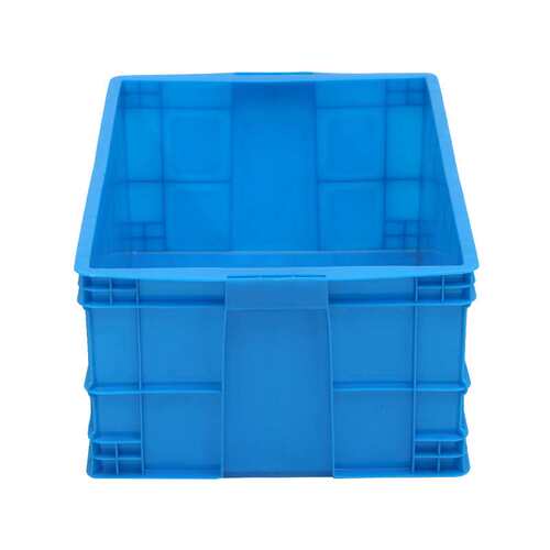加厚带盖标签牌塑料周转箱575-250食品伺料周转箱塑胶运输箱