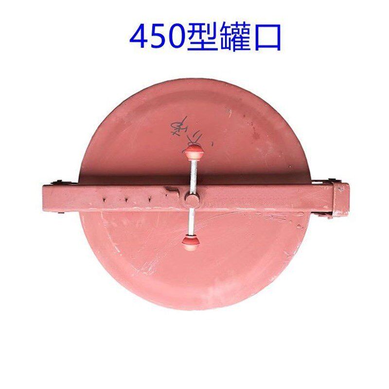 吸粪洒水车槽罐车改装焊接罐口罐盖可下人吸污车配件450人孔盖