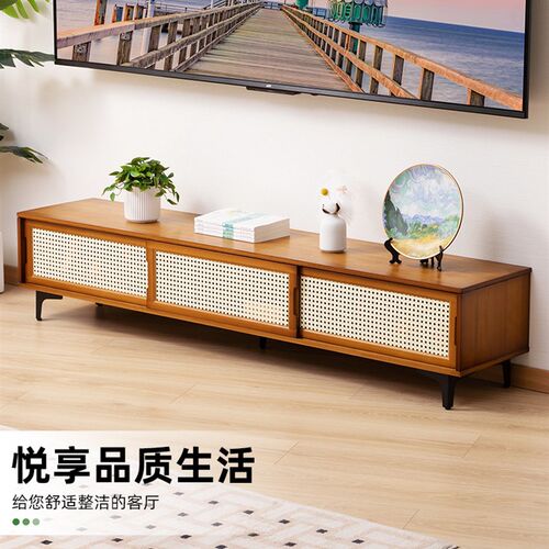 电视柜现代简约茶几组合轻奢客厅新款地柜小户型卧室简易电视机柜
