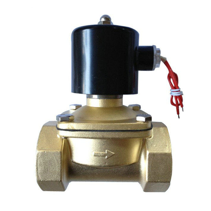 方威 2W电磁阀 水阀 220V 气阀 DC24V 12V 黄铜阀体 DN50 2寸