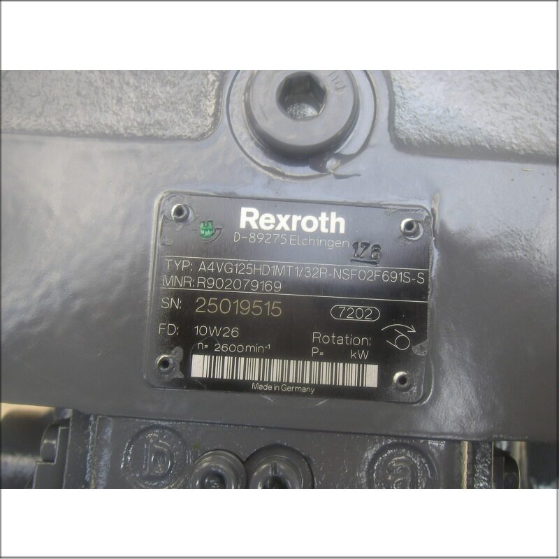 REXROTH力士乐液压泵柱塞泵A4VG125HD1MT1/32R-NSF02F691S-S