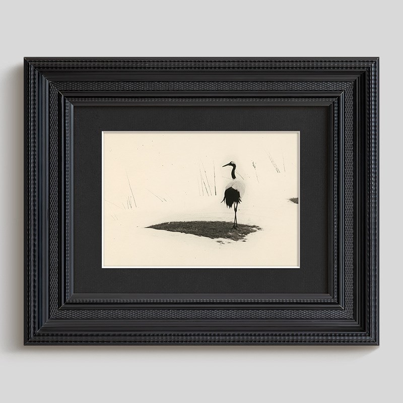 山本昌南黑白摄影客厅装饰画法式复古风景画美式餐厅卧室挂Z画A07