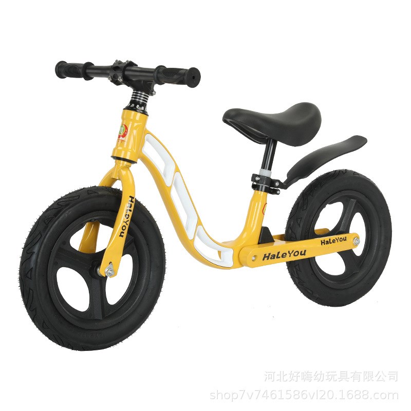 儿童平衡车12h寸无脚踏车男女宝宝玩具车幼儿园幼教减震滑行车14