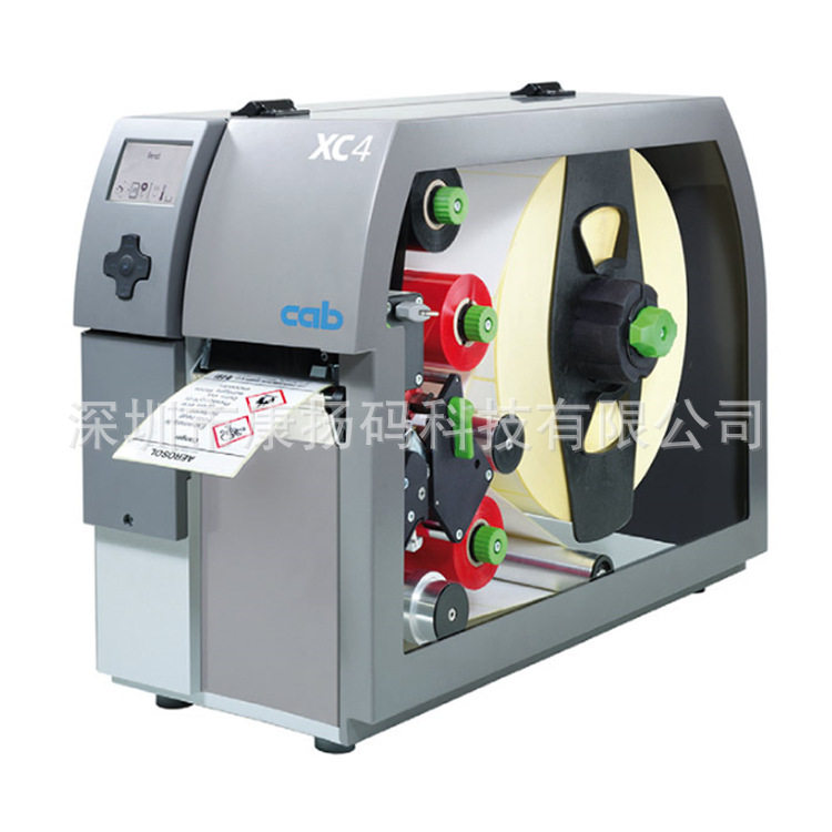 【双色】cab XC4【GHS】化学标识标签打印机4寸宽300点