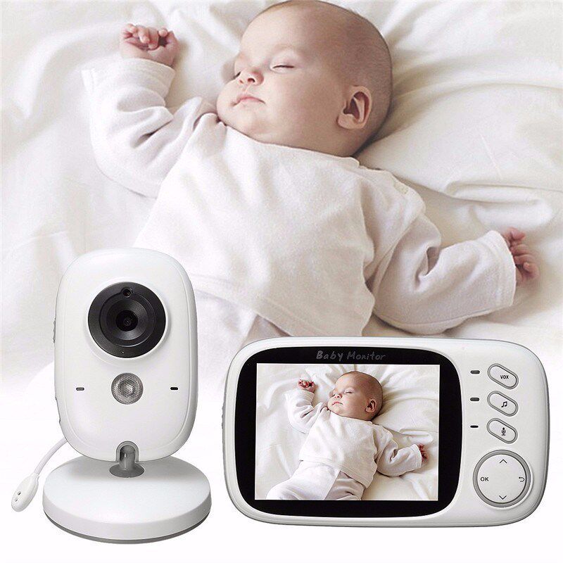 热卖baby monitor无线视频婴F儿监视器宝宝看护器高清婴儿监护