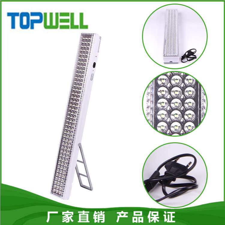家用充电LED便携应急灯户外手提野营照明探照灯大功率工业立式灯