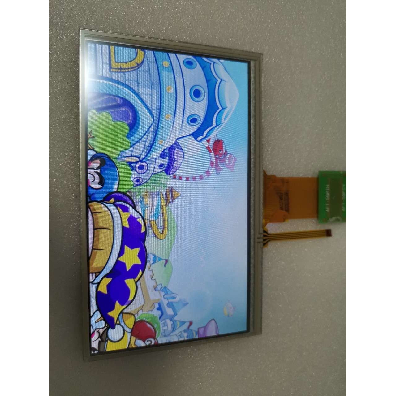 群创7寸液晶屏 800*480 TV片 配电阻TP触摸屏 可以配个各款触摸屏