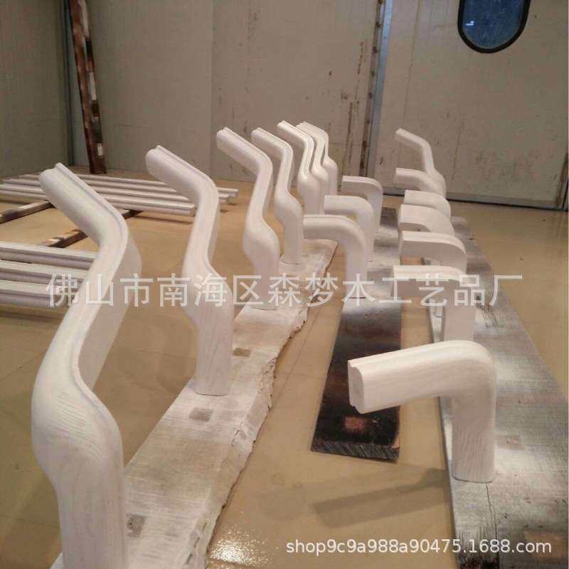 实木楼梯扶手弯头U型弯头旋转弯头上下弧度弯平弯头左右起步弯头