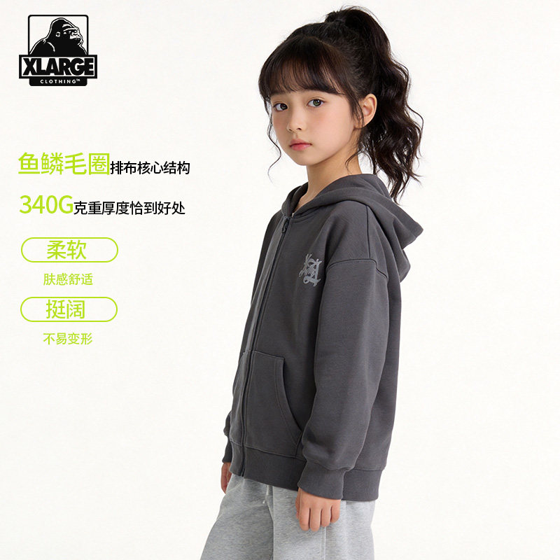 XLARGE2026春秋男女童宽松外套图片