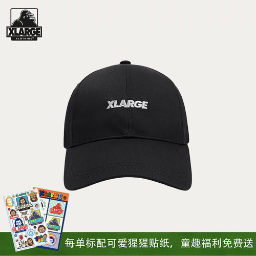XLARGE刺绣棒球帽儿童遮阳鸭舌帽