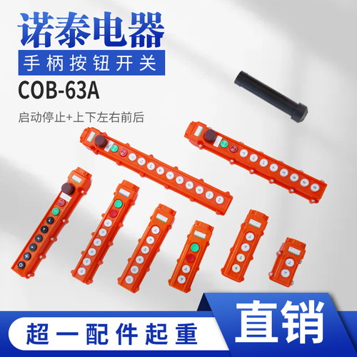 起重机控制器遥控器 诺泰COB防雨型行车航吊电动葫芦手柄按钮开关
