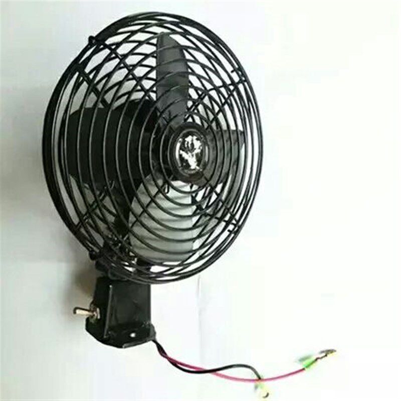 徐工泰安柳工蚌埠中联三一浦元吊车上车操纵室电风扇8寸24V原厂