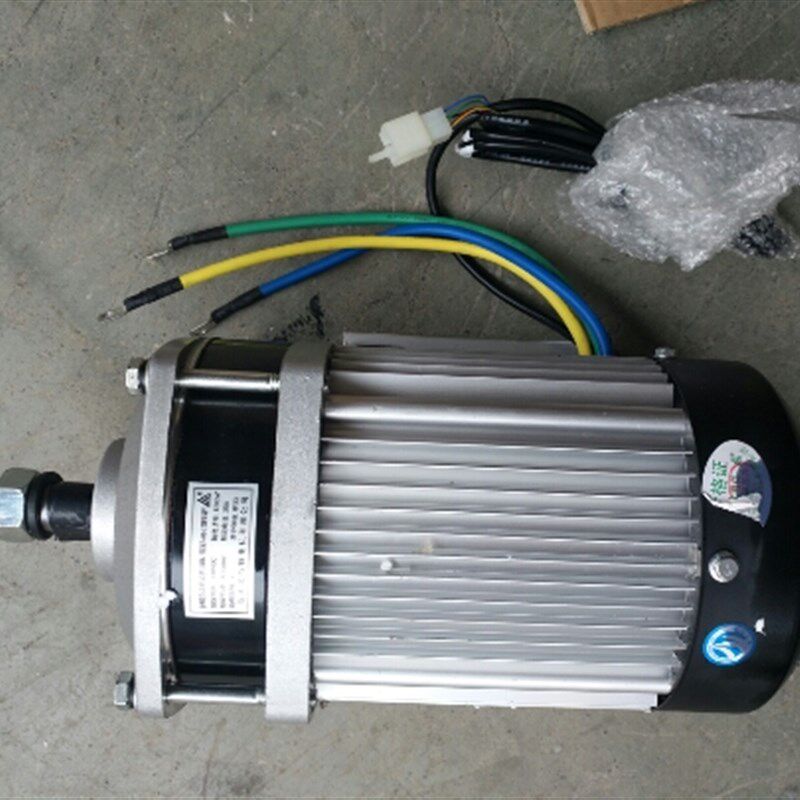 尤奈特永磁直流无刷电机BM1424ZXF-1000W60V 电动车无刷中置电机