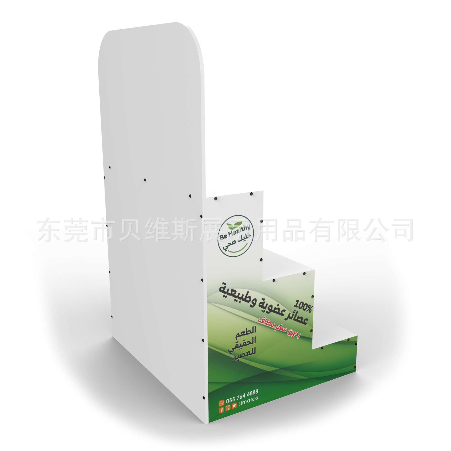 木制展板促销台多层地台商品落地展览展示架厂家